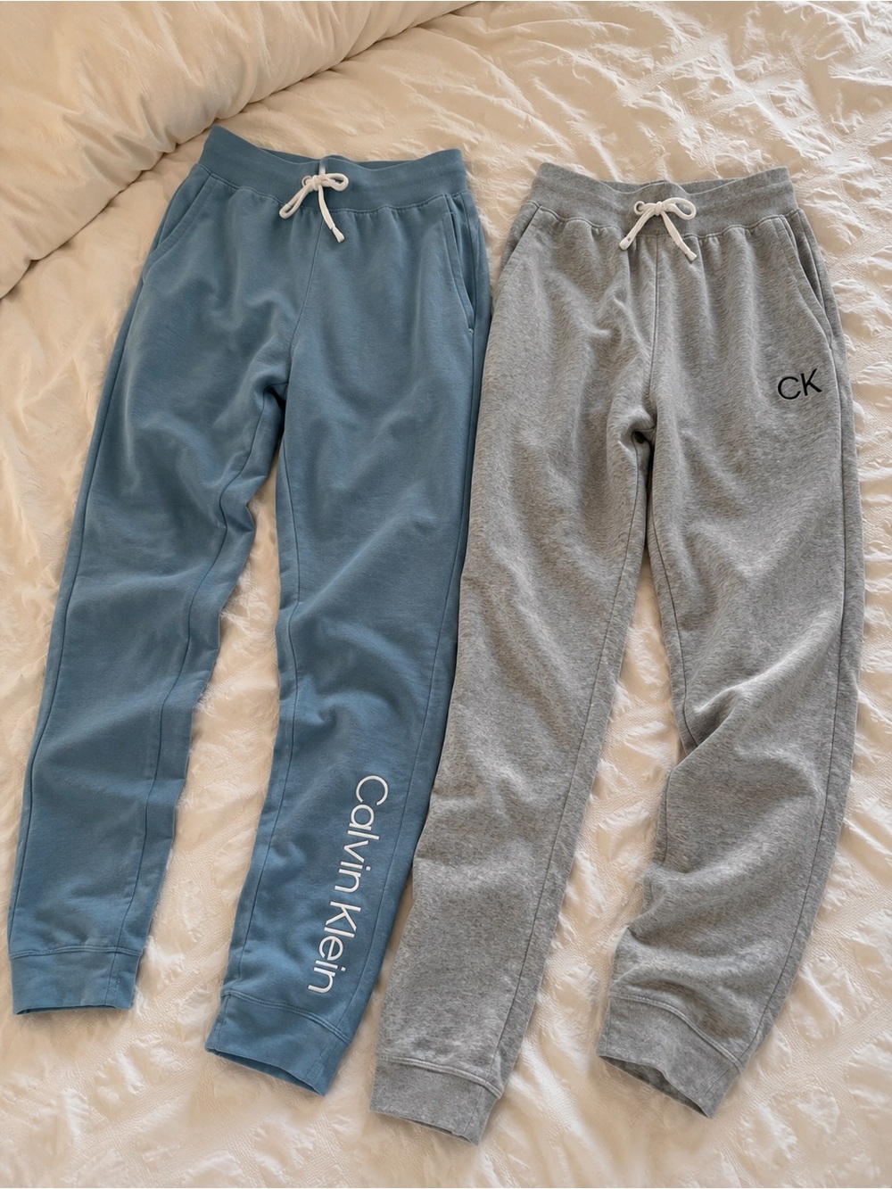 Calvin Klein Women’s Blue & Gray Jogger Pants 2-Pack Sz M